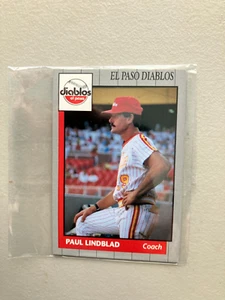Grand Slam de El Paso Diablos 1990 Paul Lindblad # 2 (3) - Imagen 1 de 1