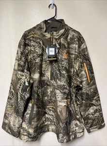 Realtree Mens 2XL Camo Outdoor Hunting Camping Waterproof Half Zip Jacket - Picture 1 of 16