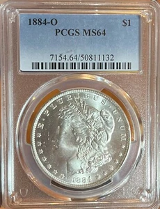 1884-O PCGS MS64 PQ Morgan Silver Dollar - Picture 1 of 4
