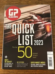 GP (PREV F1) RACING MAGAZINE FEBRUARY 2023 QUICK LIST OF 2023 BRAND NEW - Picture 1 of 1
