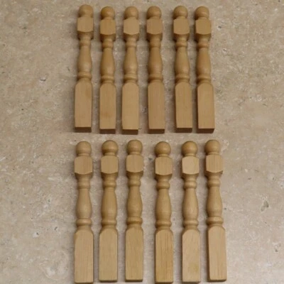 Dollhouse Miniatures 12 #7012 Newel Posts by Houseworks - Image 1 of 3