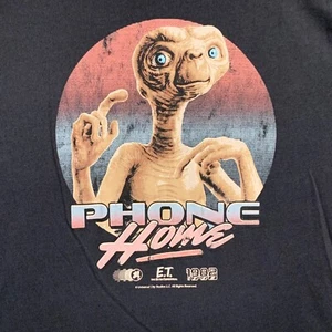 Abercrombie Kids 13 / 14 Super Soft T Shirt E.T. Phone Home - Black - Picture 1 of 8
