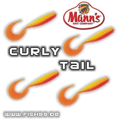 50 Stück Softtwister von Mann`s  Curly Tail 10,5 cm HY - Bild 1 von 2
