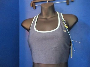 CHAMPION ~ blau mittlere Unterstützung ABSOLUTE KOMPRIMIERUNG SPORT-BH ~ Damen groß ~ Neu mit Etikett - Bild 1 von 5