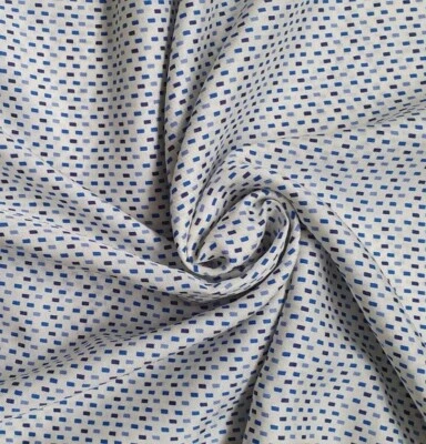 Stoff Meterware Seide/Baumwolle Abstrakt Geometrisch Muster Vierecke Bunt  - Bild 1 von 3