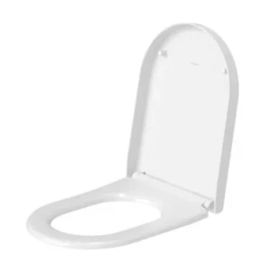 Duravit 0026290000 D-Neo Elongated Closed-Front Toilet Seat with Soft Close, Whi - Picture 1 of 1