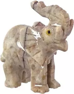 Elefante Peruano Dolomita Espíritu Animal, Tótem de Bolsillo, ¡Preocúpate Piedra de Confort! - Imagen 1 de 2