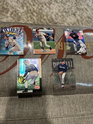 1999 Fleer Ultra RBI Kings Alex Rodriguez #20RK + 4 Baseball Card Lot 🔥Lot #2 - Image 1 of 4