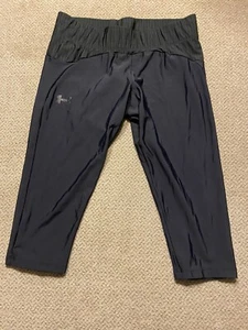 Mujer Negro Under Armour Capri Correr Leggings Pantalones Pequeños S - Imagen 1 de 1