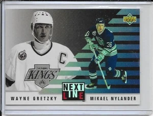 1993-94 Upper Deck Wayne Gretzky/Mikael Nylander Next In Line # Nl1 - Imagen 1 de 2
