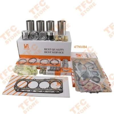 4TNV84 Engine Overhaul Rebuild Kit For Yanmar 4TNV84T Engine Komatsu 84MM - Image 1 of 4