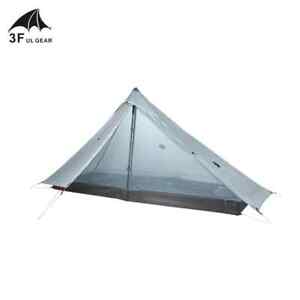 W/Trekking poles AND Footprint! 3F UL Gear Lanshan 1 Pro Ultralight Tent BUNDLE