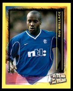 Panini Scottish Premier League 2000 Rod Wallace The Team of the Year No. 426