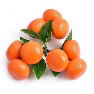 Fake Mini Tangerine Orange Artificial Fruit Simulation Fake Lifelike For Home Pa - Picture 1 of 6