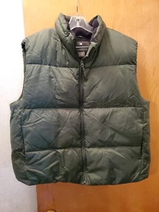 John Bartlett Consensus Outerwear Green Down Puffer Vest Jacket Mens Size Large - Picture 1 of 3