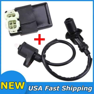 CDI Box + Ignition Coil For Honda Foreman 450 TRX450 4x4 ES S 1998-2004 - Image 1 of 4