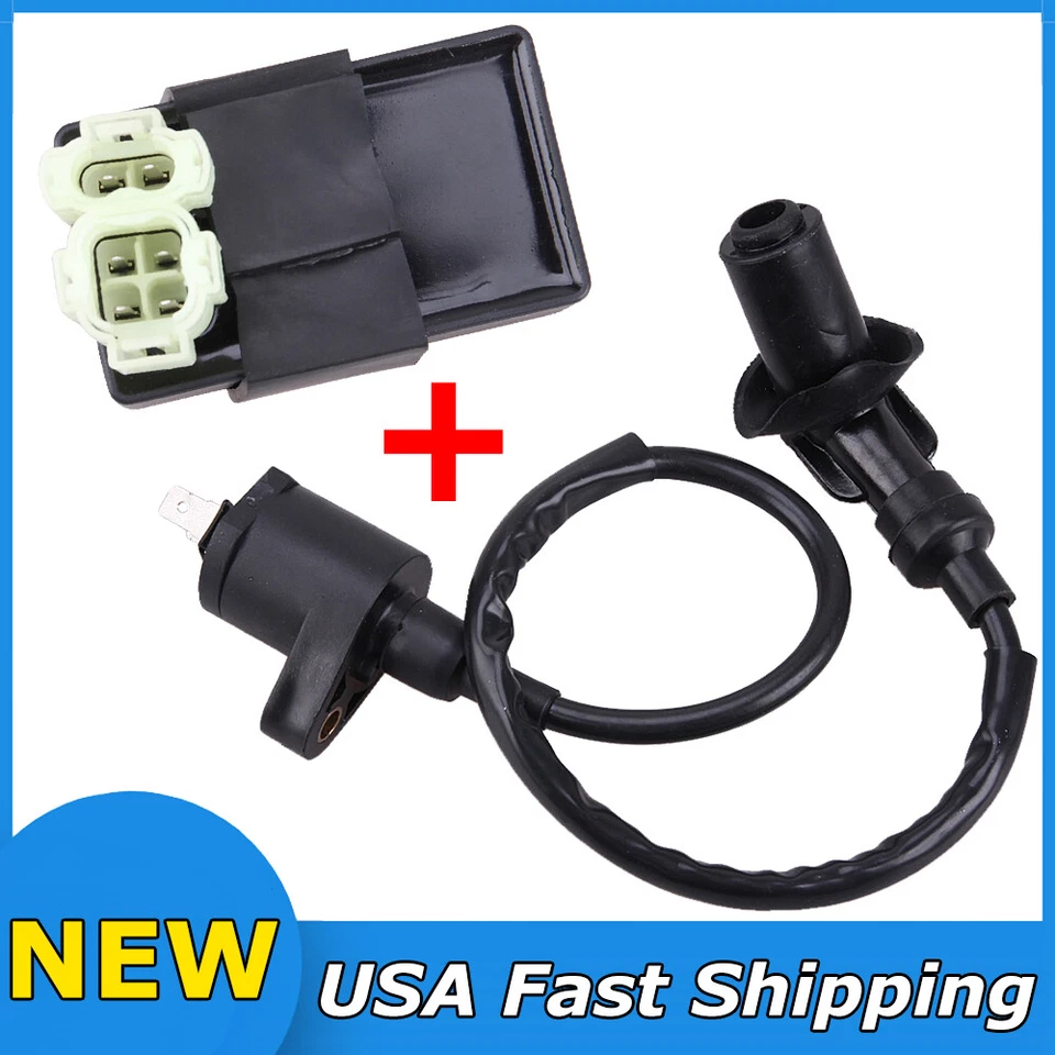 CDI Box + Ignition Coil For Honda FourTrax 250 TRX250 2X4 1985-1996 Foto 1 de 4