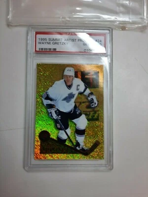 1995 Summit Wayne Gretzky  summit artist proof  #24 PSA 10 POP 2 RARE  - Image 1 of 2
