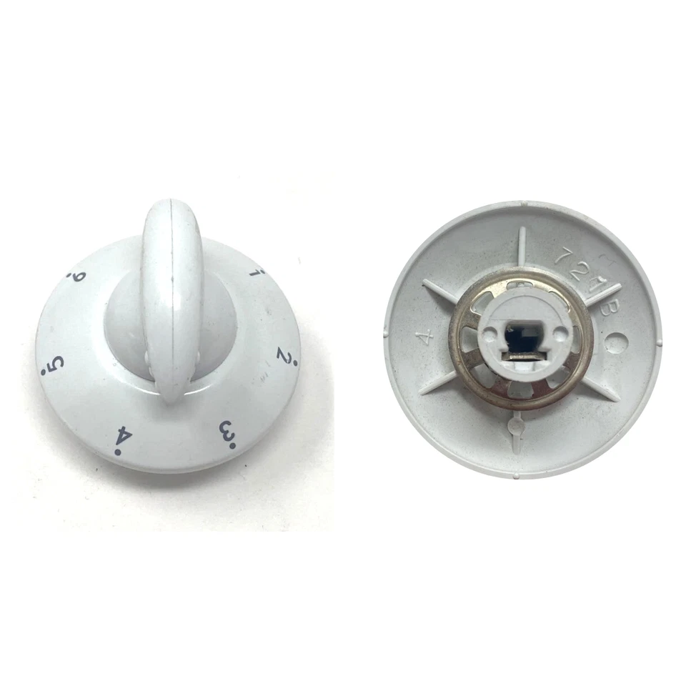 DELONGHI ELBA MANOPOLA BIANCA CUCINA GAS PIANO COTTURA ATTACCO mm.6 - Immagine 1 di 1