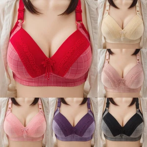 Women Push Up Bra Lift Sexy Plus Size PushUp Brassiere Underwire Breathable US - Picture 1 of 26
