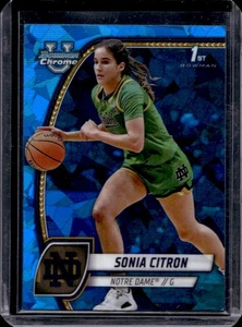 Zafiro cromado Sonia Citron 1st #64 Bowman University 2024-25 - Imagen 1 de 2