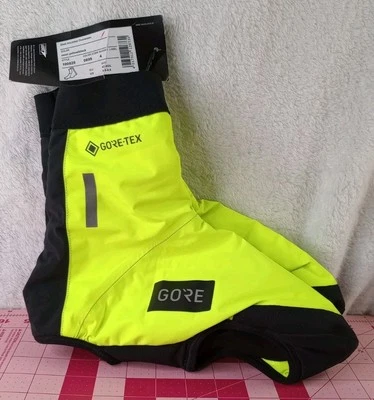 Sobrezapatos térmicos Gor-Tex Gortex Gore pie/talón abierto (amarillo-negro) EE. UU. 9,0-9,5 Foto 1 de 4