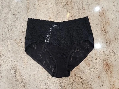 New Women's HANKY PANKY Retro Lace V-kini Panty Size XL  - Image 1 of 3