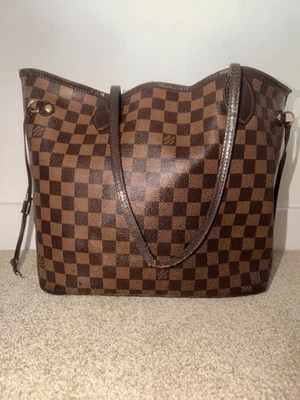 Louis Vuitton Neverfull Tote MM Brown Canvas - Image 1 of 4