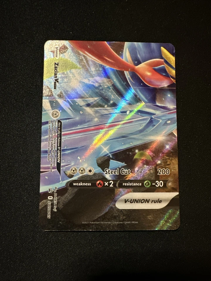 Zacian V-UNION SWSH165 SWSH: Sword & Shield Promo Cards Holo - Image 1 of 2