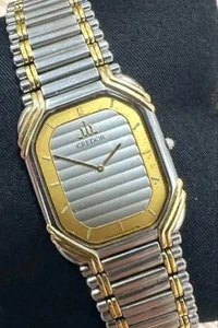 Seiko Credor 2F70-5480 18K Silber Gold Zifferblatt Quarz Herrenuhr - Bild 1 von 10