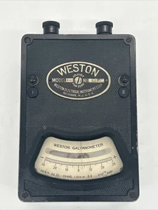 Vintage Weston Galvanometer Electrical Instrument Co Model 440 #5290 USA - Picture 1 of 14