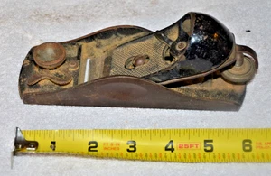 Vintage Stanley Adjustable Toe Block Plane Low Profile, 6 1/4" - Picture 1 of 3
