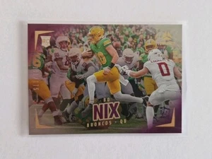2024 Panini Luminance Bo Nix RC Purple /175 #178 - Denver Broncos - Bild 1 von 6