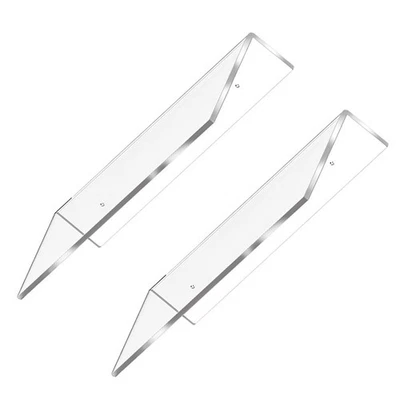  2 Pcs Etagere De Rangement Tablette Murale Flottante Étagère Étagères Murales - Image 1 of 4