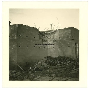 Orig. Foto zerstörte Bunker in Frankreich Maginotlinie Westwall 1940 - Picture 1 of 1