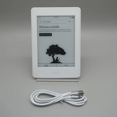 Kindle Paperwhite 7th Generation 4GB eReader White FrontLight 6" E-Ink WiFi - Image 1 of 4