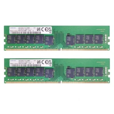 Samsung 64GB (2X32GB) DDR4 2666MHz ECC Unbuffered UDIMM Memory M391A4G43MB1-CTD - Image 1 of 4
