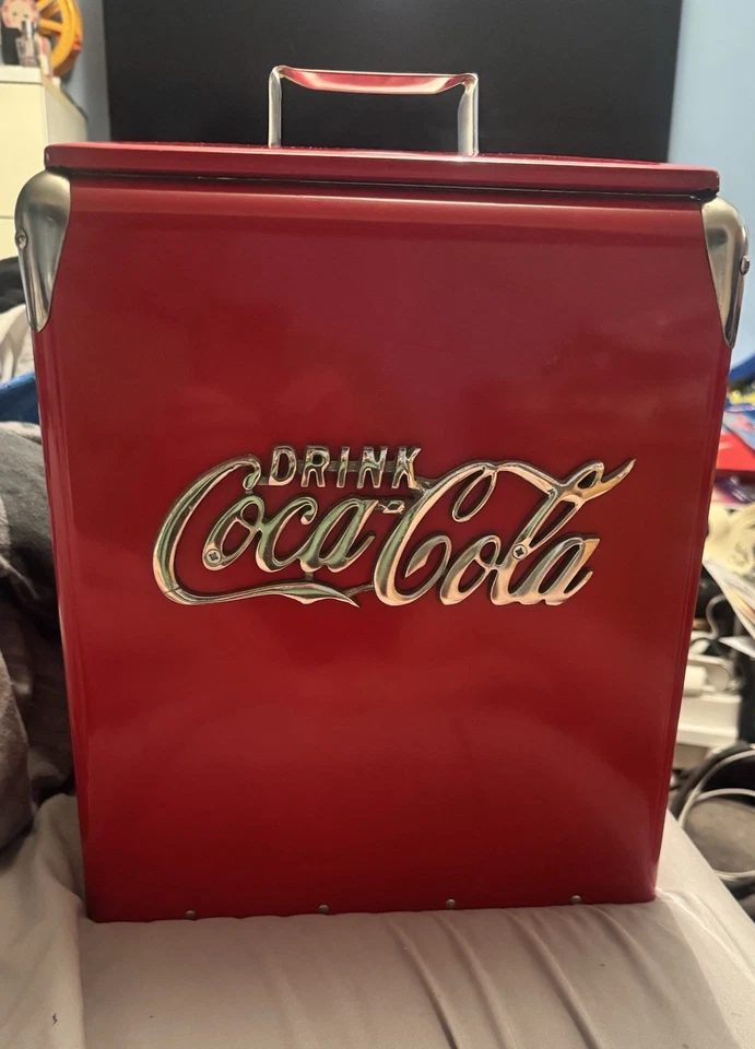 Coca Cola Metal Cooler - Image 1 of 4