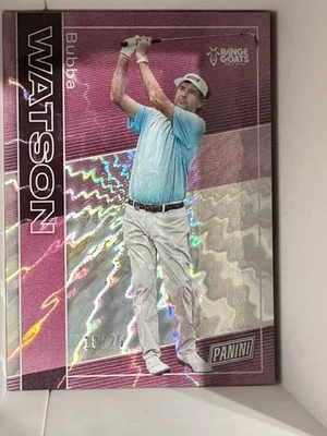 2025 Panini NSCC NATIONAL Silver Pack BUBBA WATSON Lightning Spokes /25 LIV Golf - Image 1 of 2