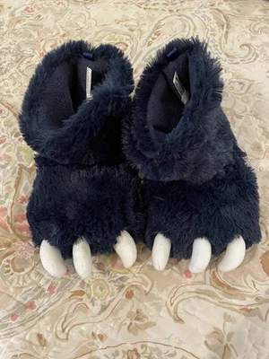 Acogedoras Zapatillas Monster Paw para Niños - Azul Marino - Carter’s Kids Talla 9/10 Foto 1 de 4