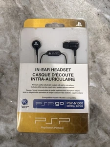 Auriculares Sony PSP Go In Ear PSP-N1000 PlayStation portátiles sellados de fábrica - Imagen 1 de 2