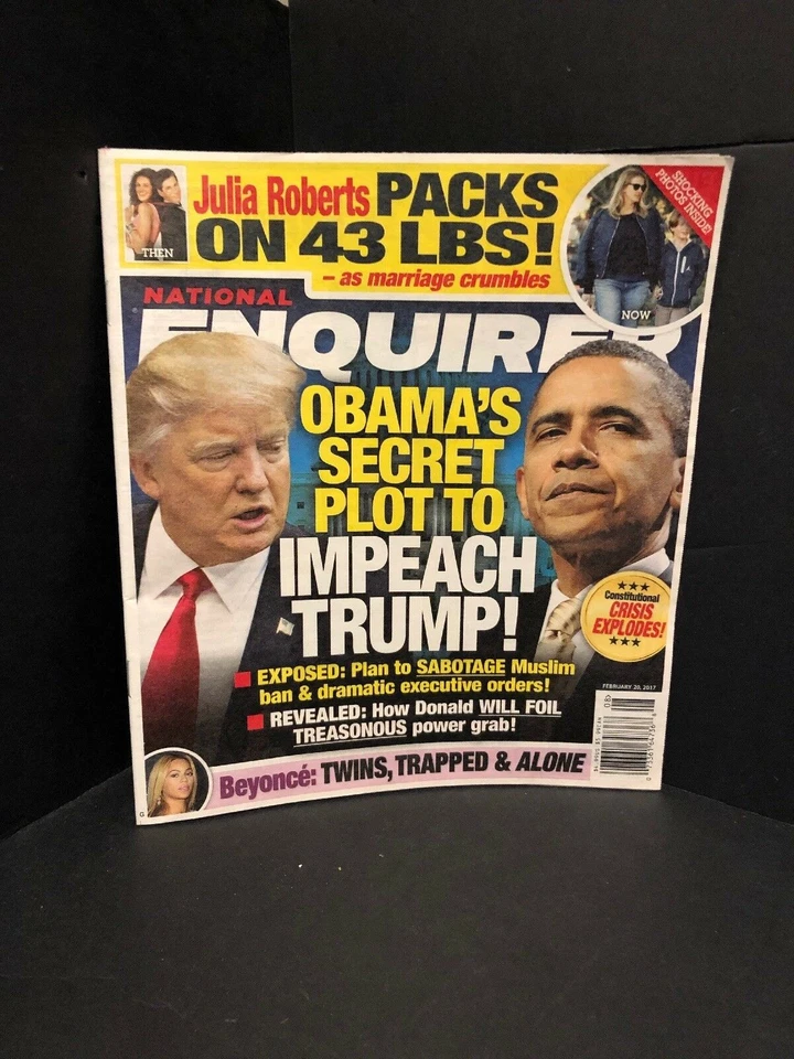 National Enquirer Magazine February29 2016 What They Are Hiding Clinton Sanders