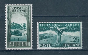 Italien 1951 Forstfest kompletter Briefmarkensatz. postfrisch. Sg 806-807 - Bild 1 von 2