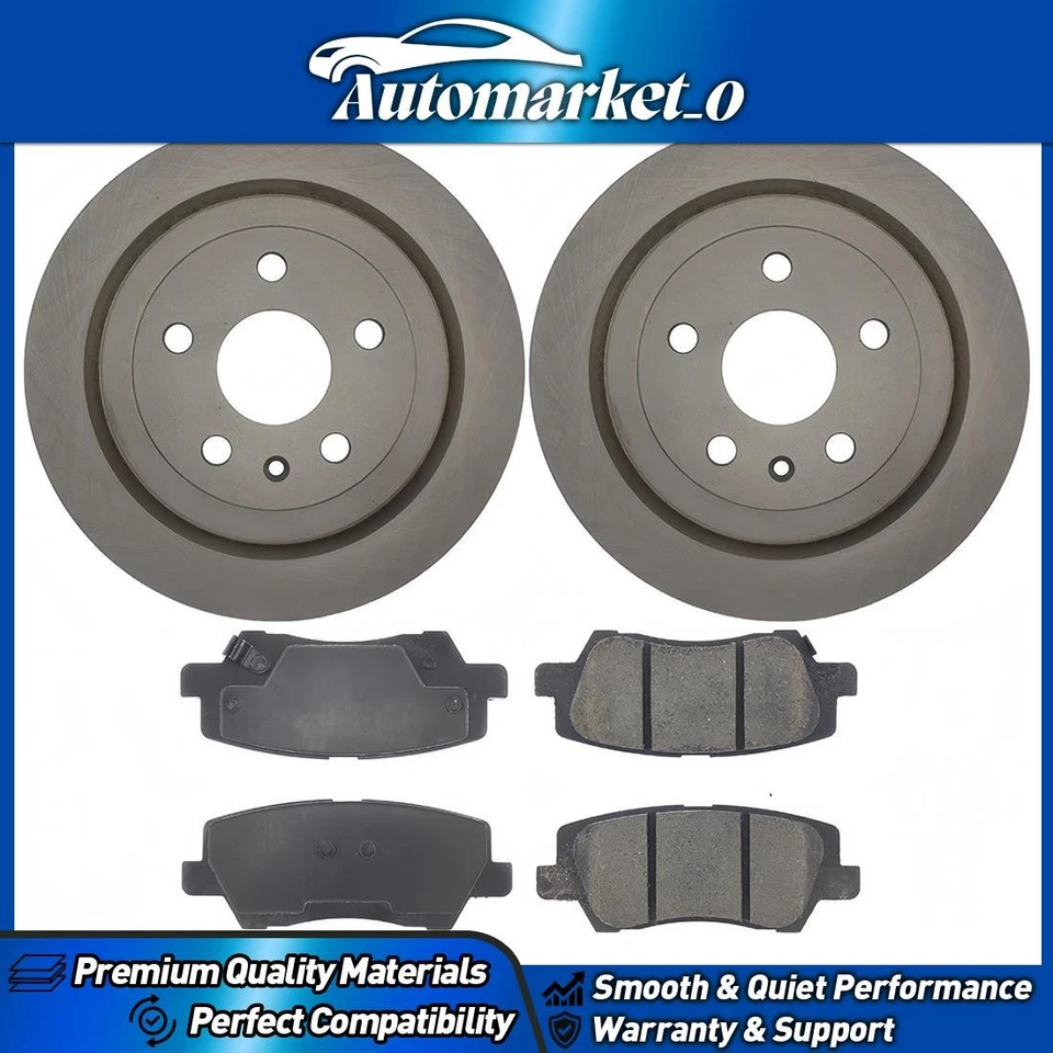 Kit de atualização de freio a disco traseiro peças centrais para Cadillac CTS 2014-2019 - Imagem 1 de 1