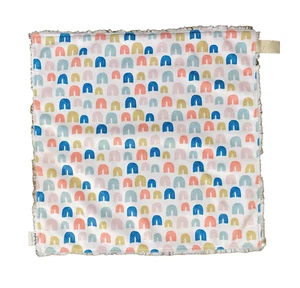 Coperta bambino ragazzo ragazza sicurezza amorevole morbido peluche visone arcobaleno made USA Pipaluk - Foto 1 di 8