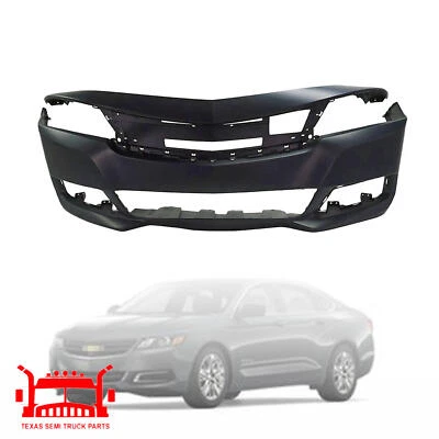 Primed Front Bumper Cover Black Fits for 2014-2020 Chevrolet Impala LT GM1000943 Foto 1 de 4