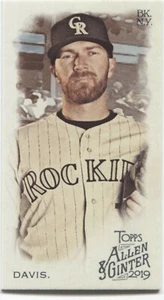 2019 Allen & Ginter WADE DAVIS Mini Short Print  #376 - COLORADO ROCKIES - - Picture 1 of 1