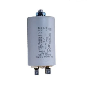 MOTORLAUFKONDENSATOR - 40 MFD - 450V LAUFKONDENSATOR, STUD TYPE MIT ABDECKUNG - Bild 1 von 1