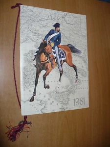 CALENDARIO ARMA DEI CARABINIERI 1981 ORIGINALE ILLUSTRAZIONI QUINTO CENNI - Picture 1 of 1