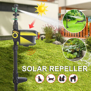 Hydro Critter Blaster Animal Sprinkler Repeller Scarecrow Motion Activated Solar